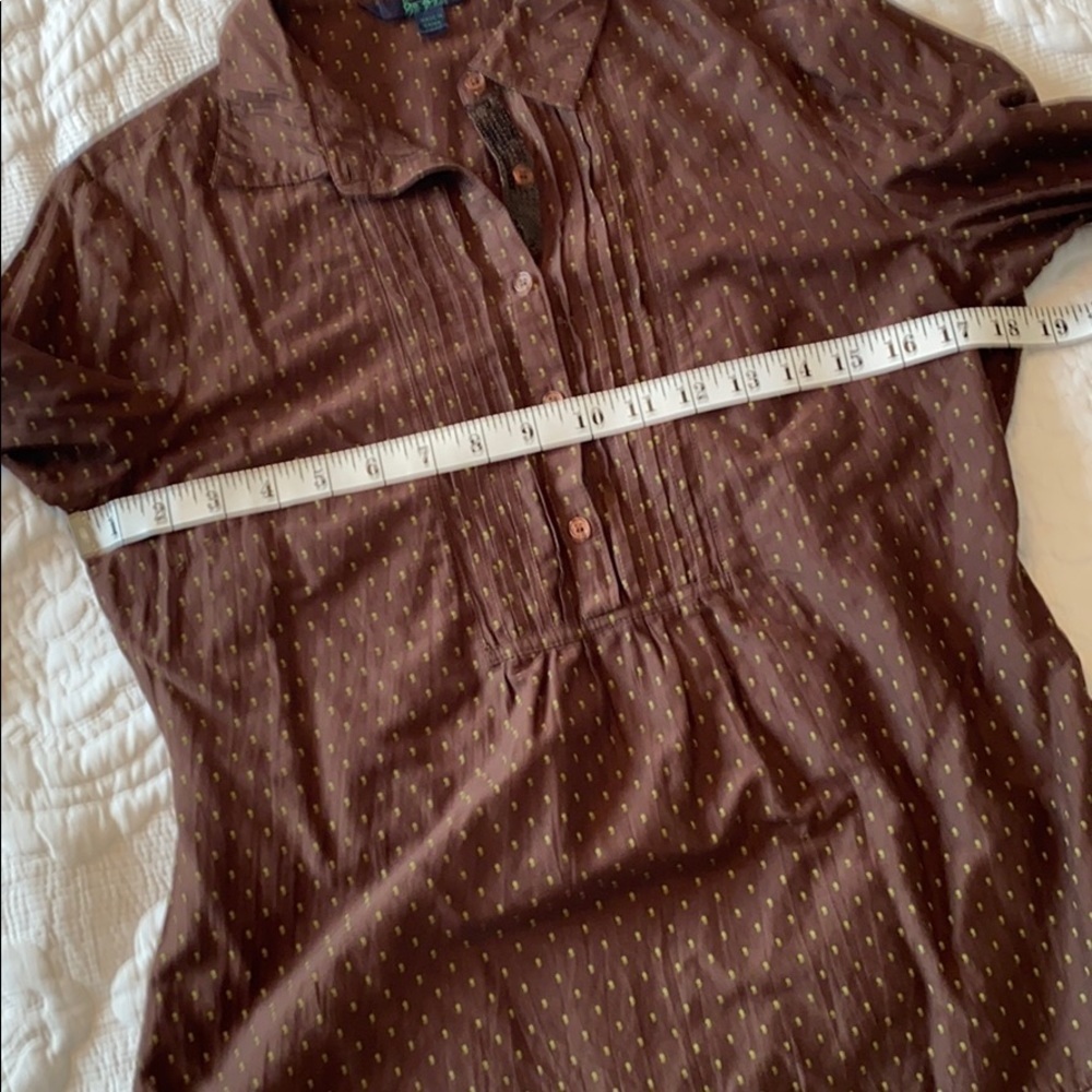 Boden cotton silk blend blouse sequin size 6 - Picture 6 of 8
